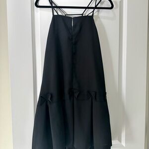 Free People - Black Dress with bow detail